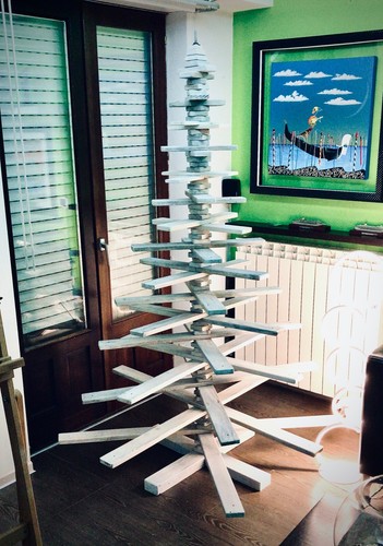 Albero natale legno - albero,