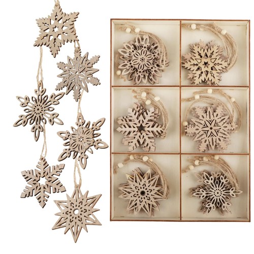 Pieces wooden christmas - 24,