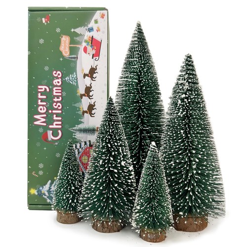 Christmas tree table brushes - christmas,