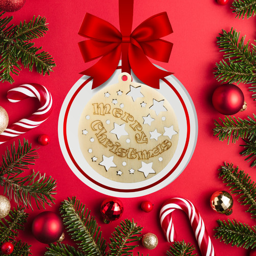 Set wooden christmas - of, 7