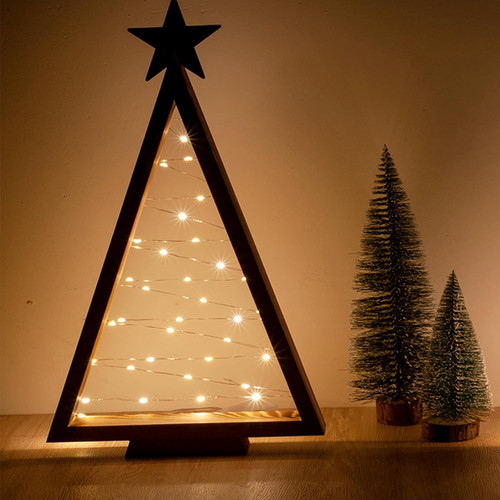 Alberi natale legno - legno, con