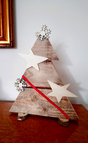 Albero natale legno 30h - di,