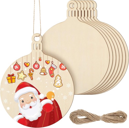 Large wooden christmas balls - wooden,