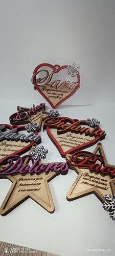 Wooden christmas silhouettes - christmas,
