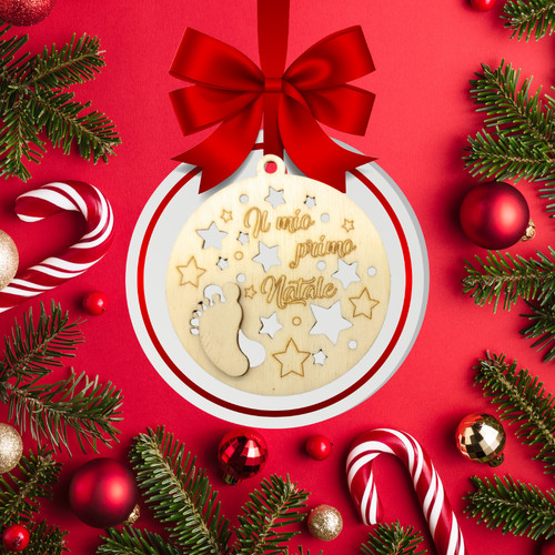 Set wooden christmas - set, of
