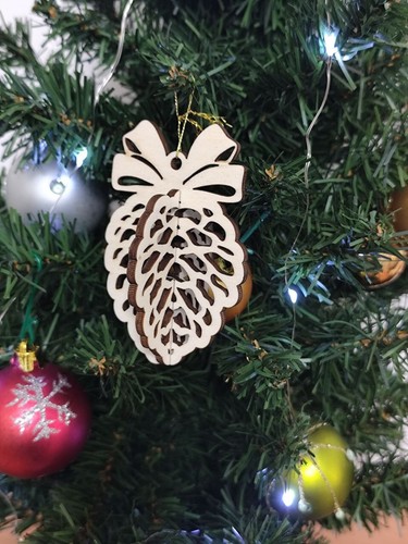 Palline natale legno - natale,