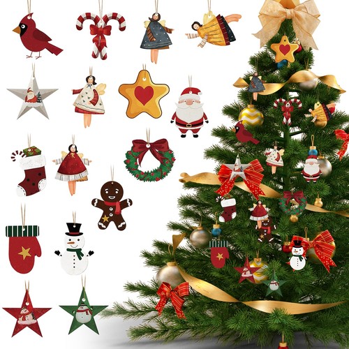 Wooden christmas tree - wooden,