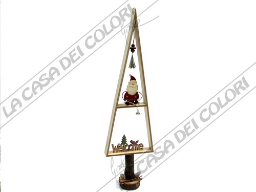 Wooden christmas tree with - wooden,