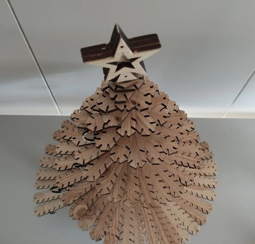 Albero natale 2024 legno - natale, in